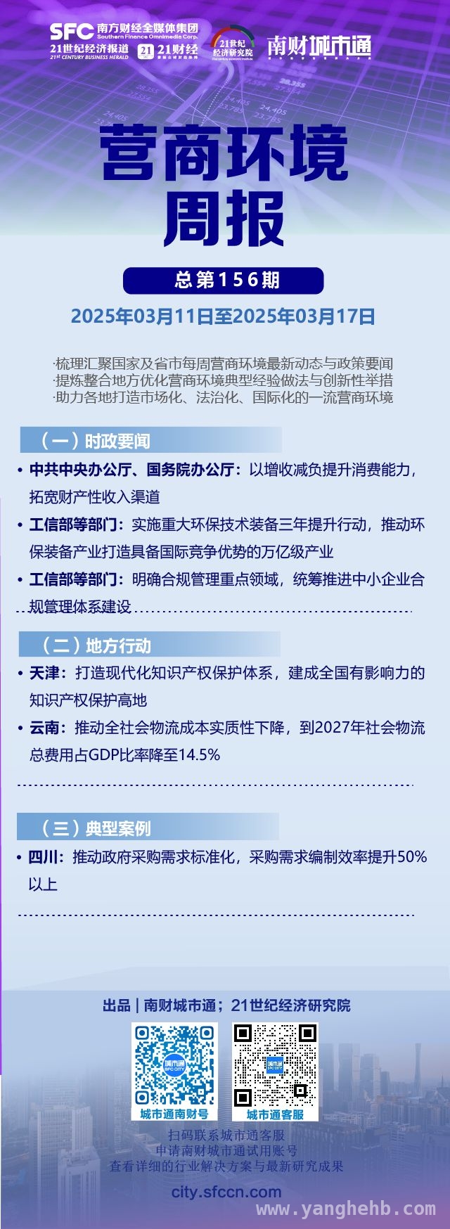 从中央到地方，多项政策推动经济社会多领域协同发展，政策利好不断！环保、中小企业、知识产权等领域迎来新机遇