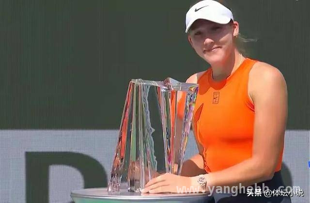 WTA1000赛：17岁米拉-安德列娃击败萨巴伦卡，一飞冲天，17岁天才少女米拉-安德列娃逆转夺冠，网坛格局或将改写