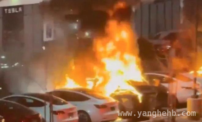 凌晨惊魂！美国拉斯维加斯多辆特斯拉被人为纵火
