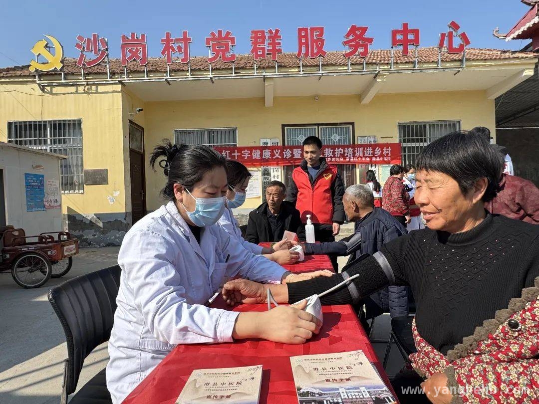 滑县团县委联合多方，沙岗村义诊传递雷锋精神，滑县多部门走进沙岗村，暖心义诊关爱老年健康