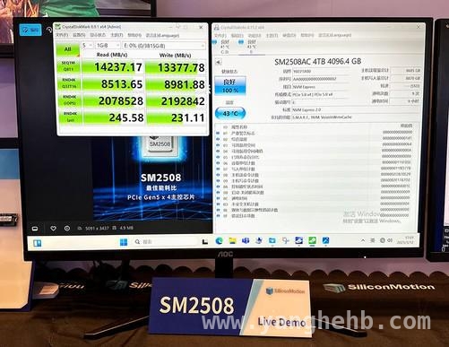CFMS2025存储峰会：慧荣科技SM2508主控芯片闪耀登场，慧荣科技在CFMS2025峰会展示SM2508，助力存储市场腾飞