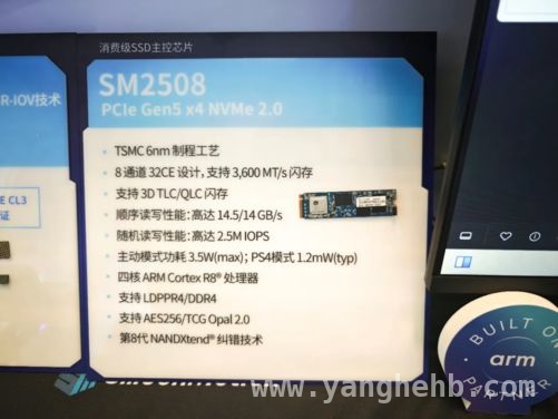 CFMS2025存储峰会：慧荣科技SM2508主控芯片闪耀登场，慧荣科技在CFMS2025峰会展示SM2508，助力存储市场腾飞