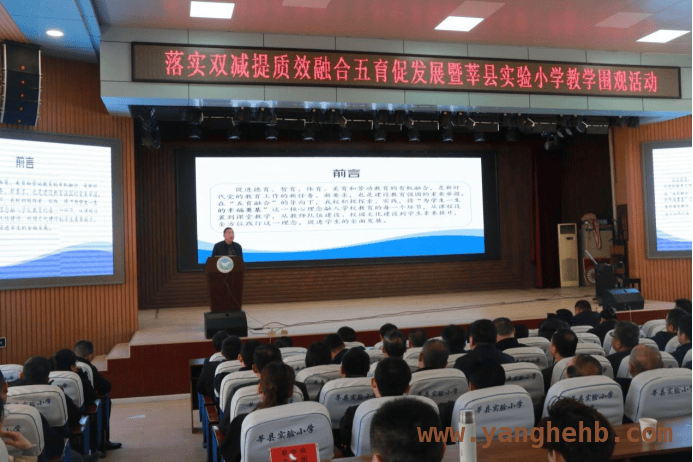 莘县实小教学活动：落实“双减”，推动五育融合发展 聚焦莘县实小教学活动：“双减”与五育融合的教育新篇