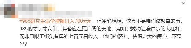 985研究生卖土豆泥日入700，是浪费资源还是勇敢追梦？，当985研究生遇上土豆泥摊，教育与职业的碰撞
