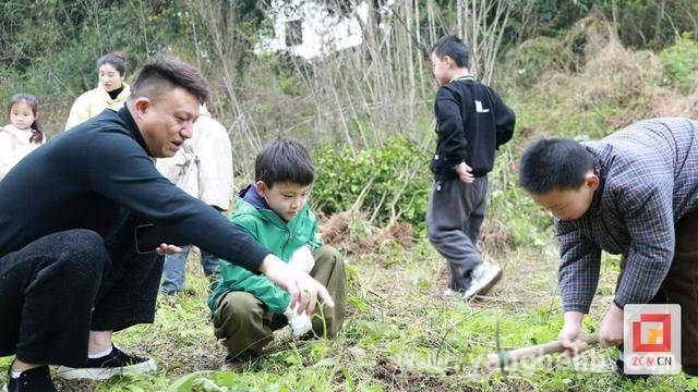 “携手创绿”活动：小学生在自然与游戏中成长，汇东实验学校一年级12班：植树节里的欢乐与感悟