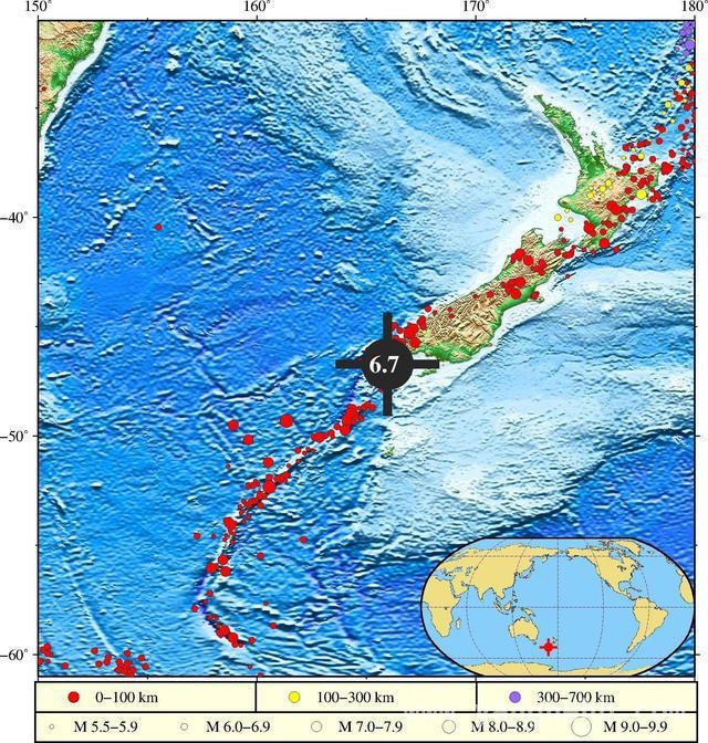 新西兰南岛地震引发海啸预警，我国沿岸安全吗？，新西兰南岛西岸远海6.8级地震，局地海啸会否波及我国？