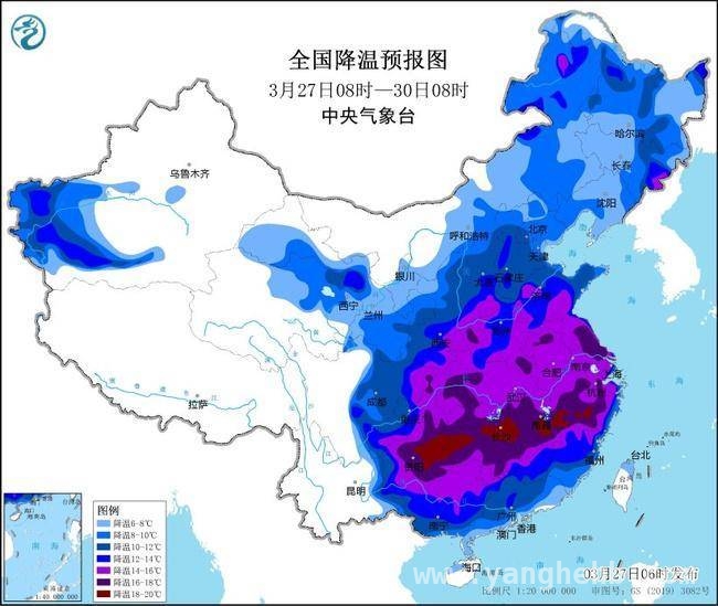 3月下旬寒潮席卷多地，做好防御刻不容缓！ 寒潮蓝色预警持续，多地降温超10℃，如何防御？