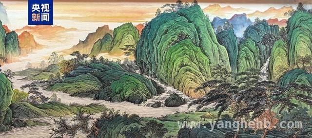 潍坊工笔画展：崔景哲笔下的江山与仕女之美，走进崔景哲工笔画展，感受东方艺术的魅力
