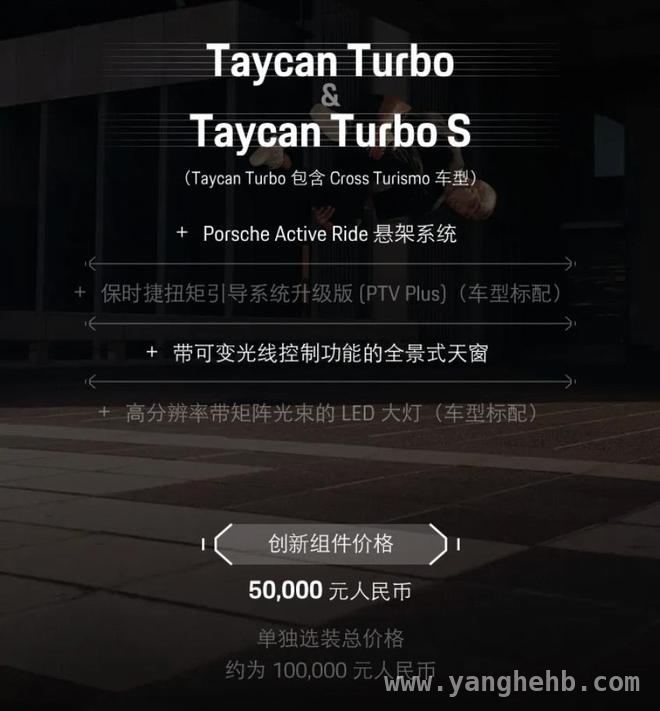 3月27日消息！保时捷Taycan创新组件来袭，各车型选装大揭秘，解锁保时捷Taycan新玩法，创新组件选装攻略