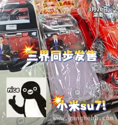 当小米SU7变成纸扎版，竟引发销售热潮！，惊！清明前“纸扎小米SU7”销量惊人