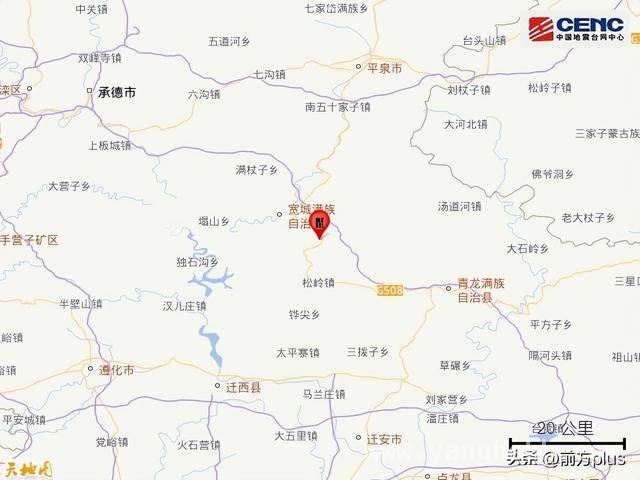 3月30日河北承德宽城2.8级地震，回顾近期河北地震情况