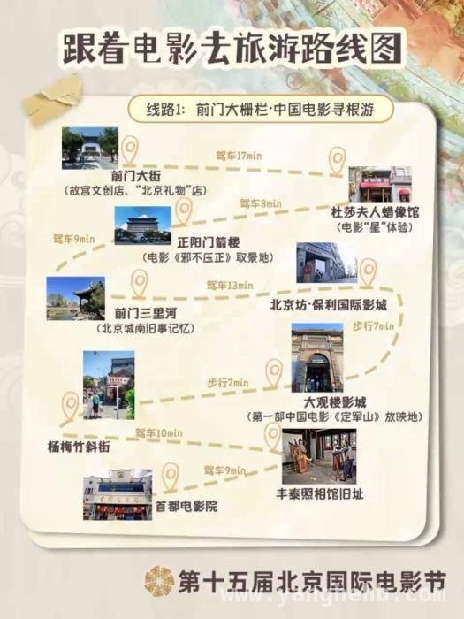 北影节期间，12条电影路线带你春游，感受电影与美景的碰撞 第十五届北京国际电影节，12条电影主题游线路不容错过