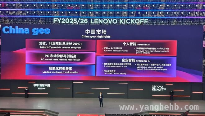 联想2025财年中国区表现惊艳，全球布局持续发力