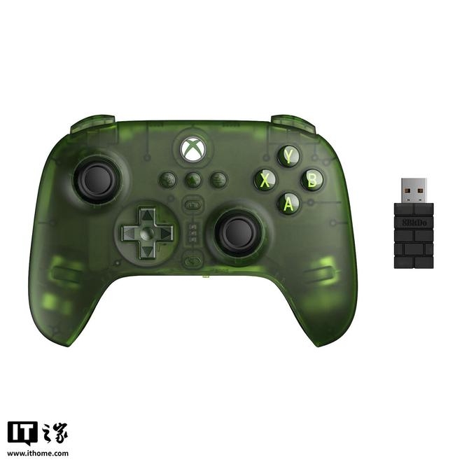 八位堂推Xbox版三模手柄，透明翠绿配色超吸睛！，八位堂Xbox版手柄新配色，勾起你的游戏回忆