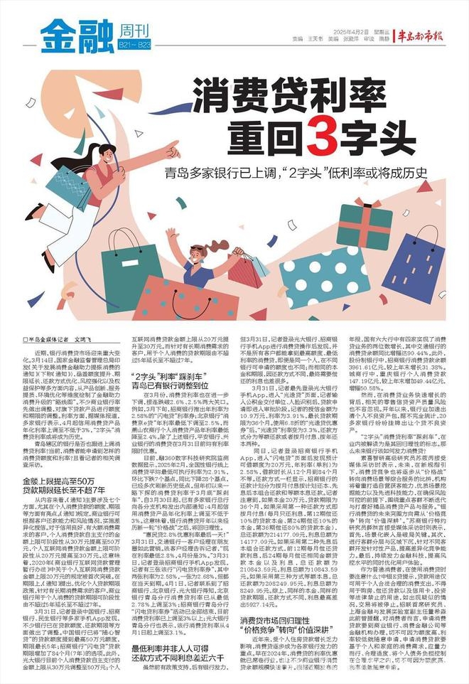 消费贷额度期限双调整，利率上调，你准备好了吗？
