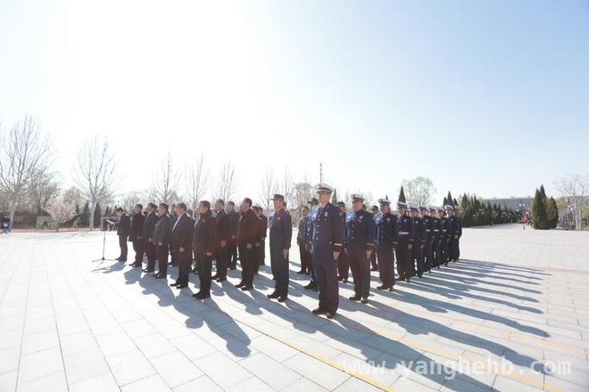 垦利区清明祭英烈，传承红色精神
